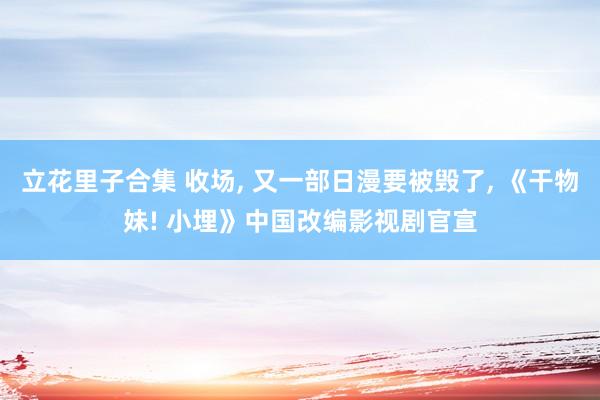 立花里子合集 收场， 又一部日漫要被毁了， 《干物妹! 小埋》中国改编影视剧官宣